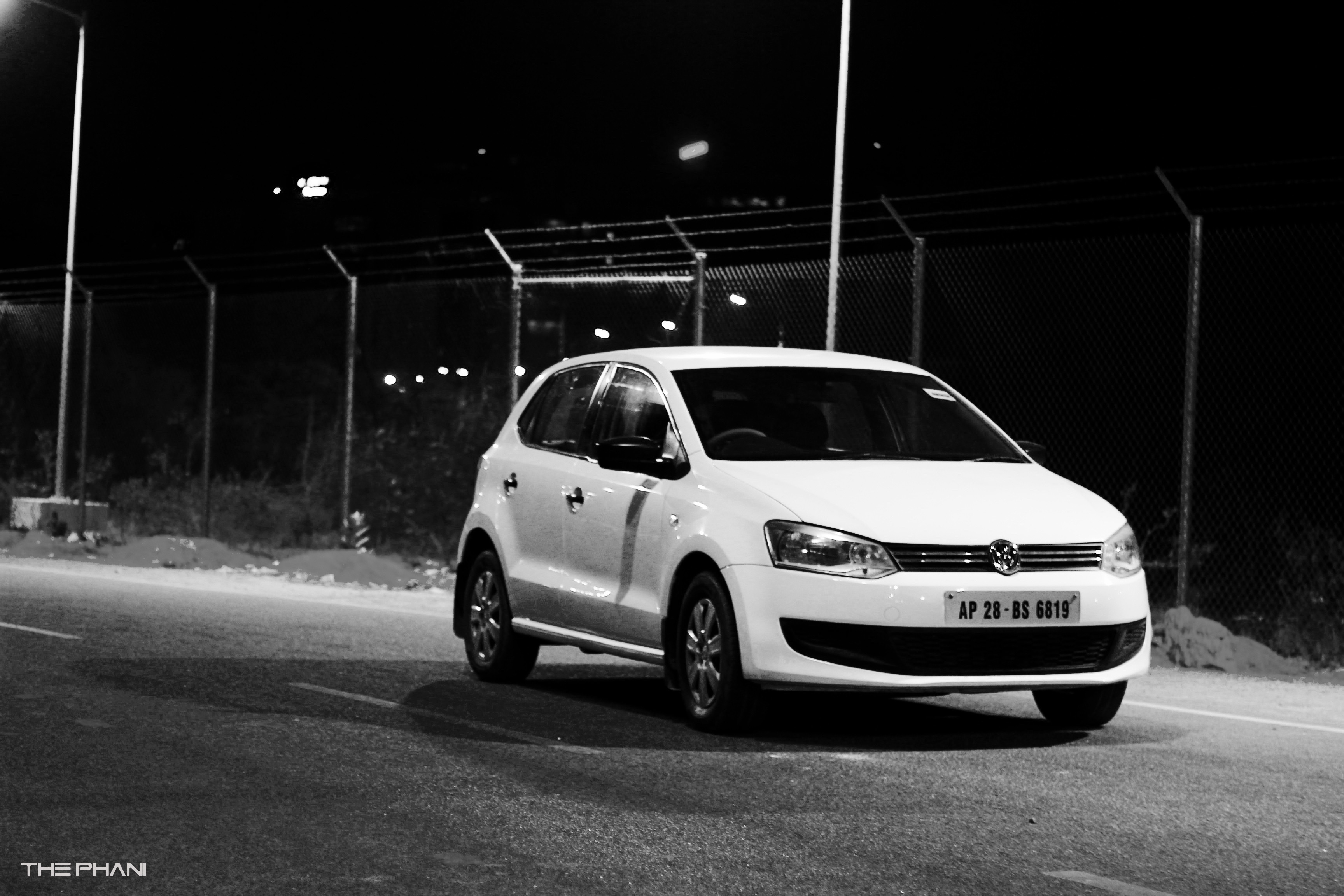 Night Photoshoot of Volkswagen Polo
