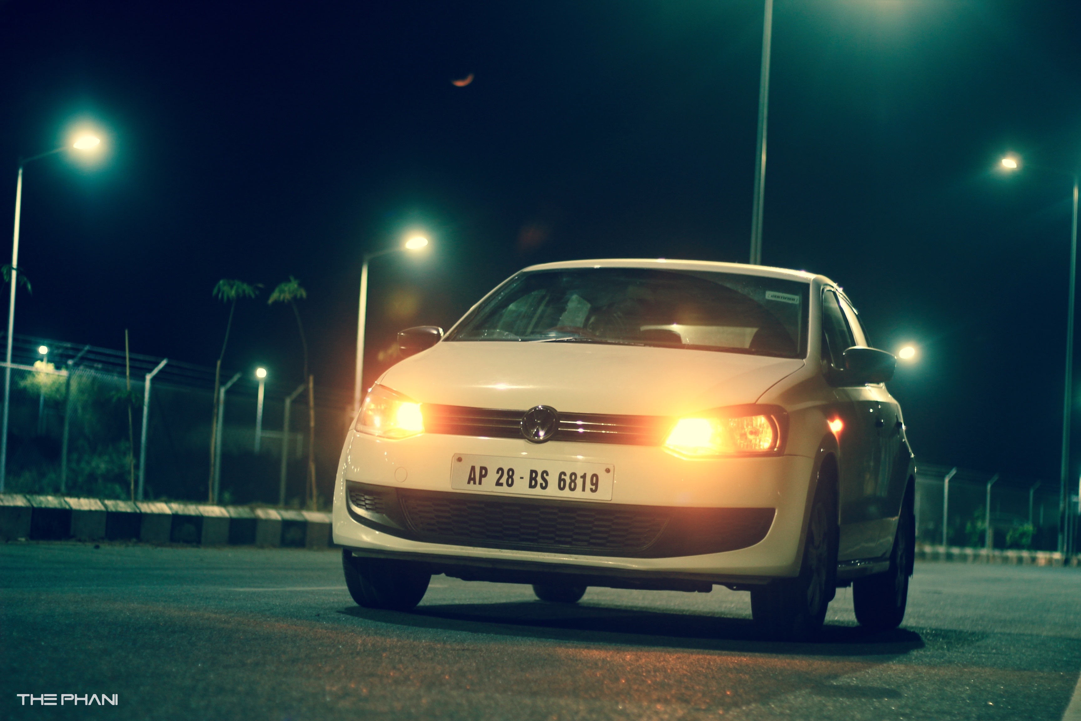 Night Photoshoot of Volkswagen Polo